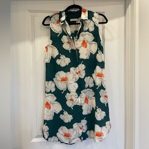 Equipment floral blouse dress